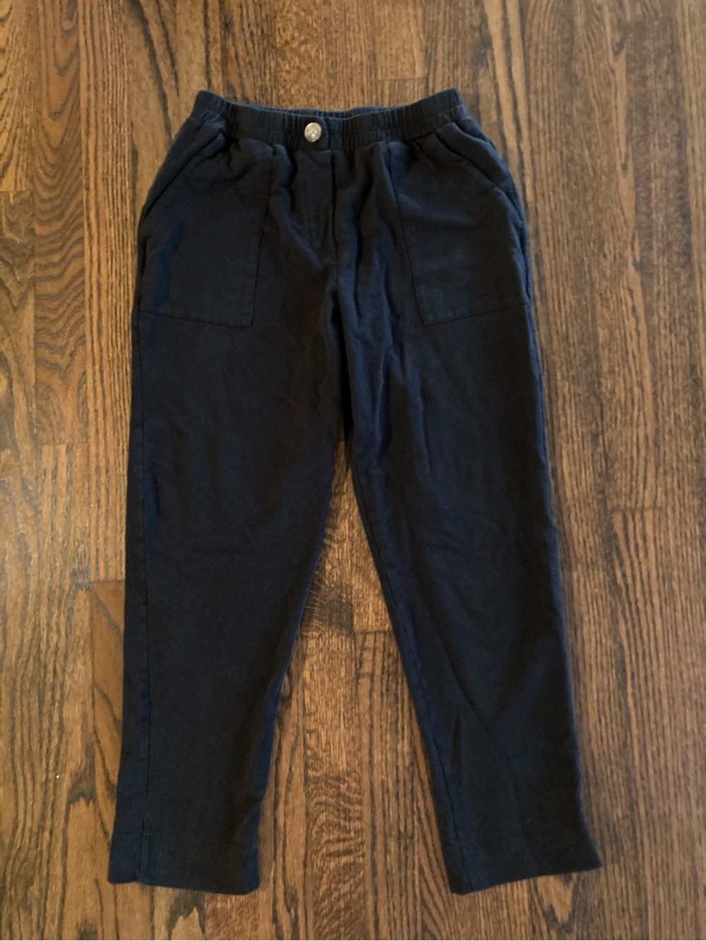 Organic Cotton USA Made Pull-On Knit Pants with Pockets